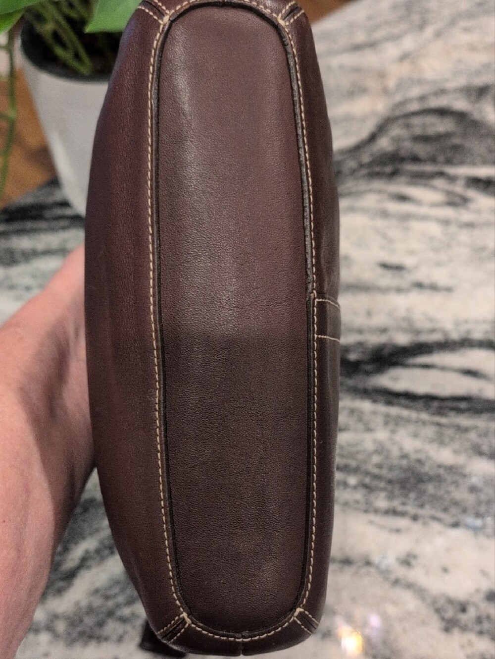 Coach Soho Dark Brown Smooth Leather Hobo Crossbody Bag - VINTAGE - Picture 7 of 12